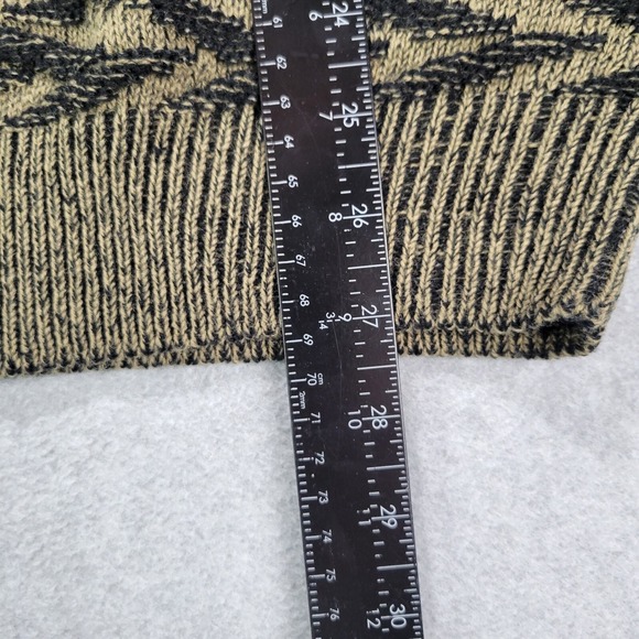 VTG Sweater‎ Graphix Men's L Sweater Zig Zag 80s 90s NWT Green - Picture 4 of 8